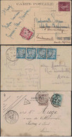 Lot 3 Cartes Postales Taxées - Other & Unclassified