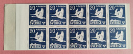 SVEZIA 1953 POSTA AEREA LIBRETTO - Unclassified