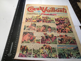 Coeurs Vaillants 1951 L île De Feu Yann  Chez Le Cannibale Numéro 33 - Vaillant