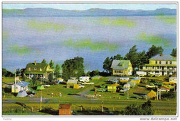 Carte Postale CANADA  Québec  Vers La Gaspésie  Notre-Dame-du-portage  Camping "Hotel Sur La Côte " Très Beau Plan - Gaspé