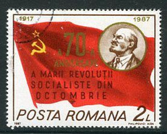 ROMANIA 1987  October Revolution Anniversary Used.  Michel 4417 - Gebruikt