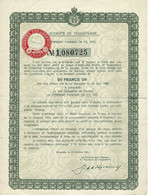 Emprunt Funding Or 5% 1933-  ROYAUME DE YOUGOSLAVIE  -  1935 - N°1,080725 - D - F