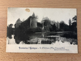 Fontaine L'évêque Le Château (vue D'ensemble) Ed O. Duvivier Cheruy Oblitération 1919 Rare Présence D'une Tache/rousseur - Fontaine-l'Eveque