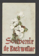 Themes Div-ref FF891-carte Fantaisie -veritables Paillettes Dorées -fleurs -souvenir De Eschweiler - - Eschweiler