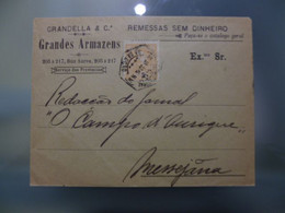 D.CARLOS I - GRANDELLA & Cª - GRANDES ARMAZENS - LISBOA (TAXA DE IMPRESSO) - Storia Postale