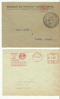 Lot De 2 Lettres Avec Affr. 1Fr50./E122 Et Fr.1 F1359 Obl. Resp. MONS 1937 1  Et GENVAL 1960 Vers Lucerne (CH) - 16288 - Otros & Sin Clasificación