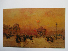 LUIGI  LOIR  -  PARIS  -  PLACE  DU  CARROUSSEL   -   COLLECTION   LEFEVRE-UTILE               TTB - Loir