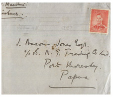 (Q 12) Australia - 1937 - Letter Posted From Tamworth To Papua (not Papua New Guinea) - Other & Unclassified