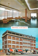 ESPAGNE - TERUEL - HÔTEL CIVERA - FACADE PRICIPALE/SALON/SALLE A MANGER-Peugeot 404-Simca 1000-Fiat-Renault 4 - Teruel