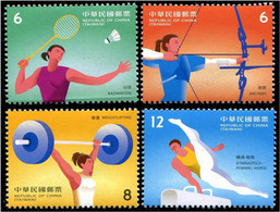 TAIWAN 2020 - Sports Divers - 4 Val Neuf // Mnh - Neufs