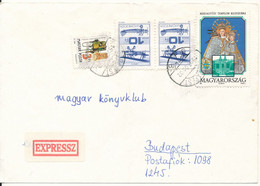 Hungary Express Cover Sent To Budapest 2-3-1992 (bended Cover) - Covers & Documents