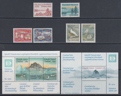 1987 ** GREENLAND (Sans Charn,MNH, Postfris)    Yv. BF 1,2 160/65    Mi. Block 1,2 172/77 - Annate Complete