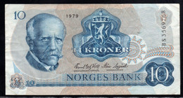 NORVEGIA 1979 10 Kr   FDS/SPL - Norvège