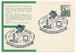 AUTRICHE - Carte Avec Beau Cachet Illustré "1 Jahre Early Bird" Europa - Australien 25/11/1967 - Altri & Non Classificati