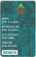 UK - BT (Chip) - PRO357 - BCM-020 - Zeneca, 1£, 18.500ex, Used - BT Promotionnelles