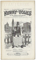 1880 Miniature "Funny Folks"  "The Comic Companion To The Newspaper" 4 Pages - 1897-1937: Platinium Age