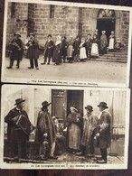 2 Cpa, FOLKLORE, Les Auvergnats Chez Eux Une Noce En Auvergne Et Les Chanteurseurs De Réveillers, écrite 1912/1933 - Auvergne