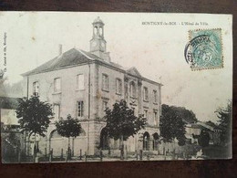 Cpa, Montigny Le Roi, L'Hôtel De Ville (52) , éd Contet Et Fils, écrite - Montigny Le Roi