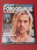 ANTIGUA REVISTA MAGAZINE FOTOGRAMAS Nº 1820 JUNIO 1995 BRAD PITT LOLA FLORES BATMAN ETC...VER FOTOS. PELÍCULAS FILMS.... - [3] 1991-…