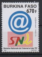 Burkina Faso 2017 Mi. ? SNI Semaine Nationale De L'Internet Et Des TIC 1 Val. ** - Burkina Faso (1984-...)