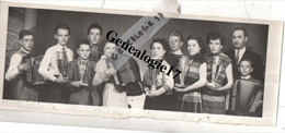 99 0113 DIVERS - SAINT POL SUR MER 59 NORD Photo 25 X 9 Groupe  Accordeon ( Accordeons ) Ecole Musique - Tampon L. THYS - Saint Pol Sur Mer