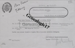 96 1518 PAYS BAS HOLLANDE TILBURG 1928 Aan De Nationale Bankvereeniging Kantoor  à OLLIER - Nederland