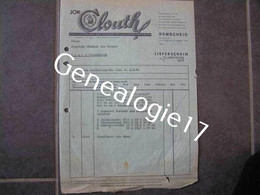 F ALLEMAGNE LENEPER STRASSE 258 REMSCHEID Ets JOH CLOUTH 1961 - Other & Unclassified