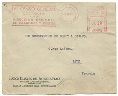 EMA METER STAMP FREISTEMPEL TYPE GA1 ARGENTINA BUENOS AIRES 1947 IV° CENSO GENERAL - Franking Labels