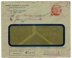 EMA METER STAMP FREISTEMPEL TYPE A1 ARGENTINA BUENOS AIRES 1932 S.S. GIULIO CESARE - Affrancature Meccaniche/Frama