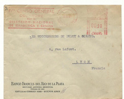 EMA METER STAMP FREISTEMPEL TYPE GA1 ARGENTINA BUENOS AIRES 1947 IV° CENSO GENERAL - Franking Labels