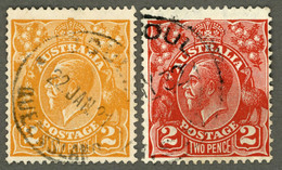 AUSTRALIA 1920 Queensland King George V - Used-Hinged - Otros & Sin Clasificación