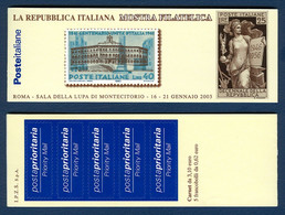Italia Repubblica - 2003 - Libretto Montecitorio - Nuovo - Postzegelboekjes