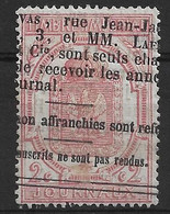 Timbre Pour Journaux N° 9 Oblitéré, Cote: 115€ - Zeitungsmarken (Streifbänder)
