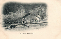 Savoie - Chalet De Montagne, Vaches à L'alpage - Edition Pittier - Carte Dos Simple Non Circulée - Rhône-Alpes