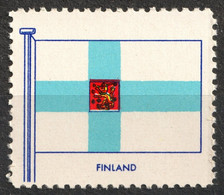 FINLAND SUOMI Coat Of Arms - FLAG FLAGS Cinderella Label Vignette 1957 USA Henry Ellis Harris Philately Boston 1957 - Andere & Zonder Classificatie