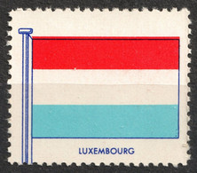 Luxembourg Luxemburg - FLAG FLAGS Cinderella Label Vignette 1957 USA Henry Ellis Harris Philately Boston 1957 - Altri & Non Classificati