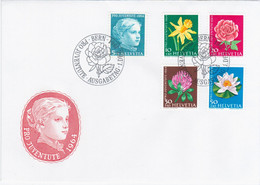 Switzerland Swiss Schweiz Svizzera Helvetia 1964 Pro Juventute, Flower Flowers - Autres & Non Classés