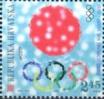 HR 1998-449 OLYMPIC GAMES NAGANO, CROATIA-HRVATSKA, 1v, MNH - Inverno1998: Nagano