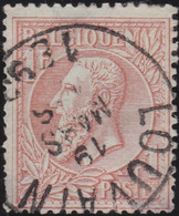Belgie       .    OBP     .    51     .     O      .  Gebruikt     .   /   .  Oblitéré - 1884-1891 Leopold II.