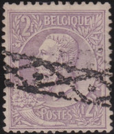 Belgie       .    OBP     .     52   .     O      .  Gebruikt     .   /   .  Oblitéré - 1884-1891 Leopold II