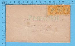 Canada Cover Scott 3 X #35 Perf. 12x12    July 26  1886 PRI.. Send To Crown Land Departement Toronto Canada - Lettres & Documents