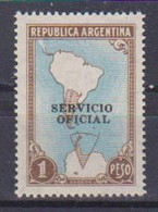ARGENTINA 1938-54 SERVIZIO  SOPRASTAMPATO SERVIZIO OFFICIAL YVERT.347 MNH XF - Affrancature Meccaniche/Frama