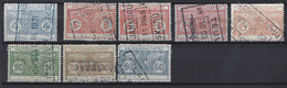 Finland Railway State Railways Nice Lot Of 8 Different Stamps.Used - Colis Postaux