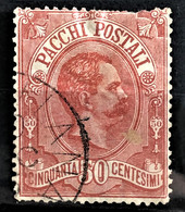 ITALY / ITALIA 1884 - Canceled  - Sc# Q3 - Pacchi Postali 50c - Gebraucht