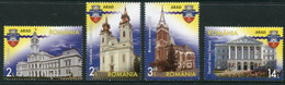 ROMANIA 2014 Romanian Towns: Arad MNH / **.  Michel 6773-76 - Unused Stamps