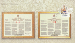 Canada 2017 FDC La Constitution Et La Charte Canadienne Des Droits Et Libertés  Canada 150 - 2011-...