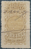 Brazil Brazile,Revenue Stamp Tax National Treasure 1000Reis,Used - Service
