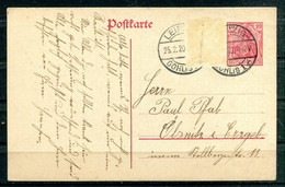 ALLEMAGNE - Ganzsache (Entier Postal) Michel P107 (CHEMNITZ Nach OELSNITZ) - Cartes Postales