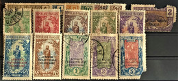 CONGO FRANCAIS 1924 - MLH/canceled/73, 88 Destroid - YT 72-78 - Complete Set! - Gebruikt