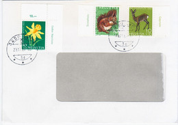 Switzerland Schweiz Svizzera Helvetia 1967 Pro Juventute, Squirrel Deer Gelbe Narzisse Capriolo Scoiattolo - Other & Unclassified